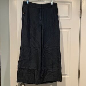 NWOT Talbots wide leg cropped jeans